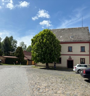 A former historic inn on the square in Levin